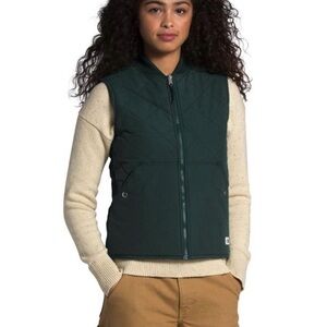 The North Face Women’s Cuchillo Reversible Sherpa Lined Vest, Small, NWOT, $129